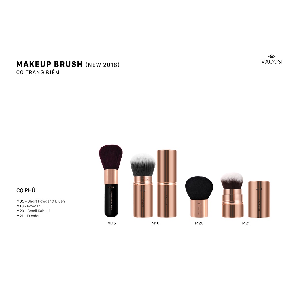 CỌ PHỦ BỎ TÚI VACOSI POWDER BRUSH- M21