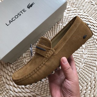 Giày lười da lộn nam Lacoste