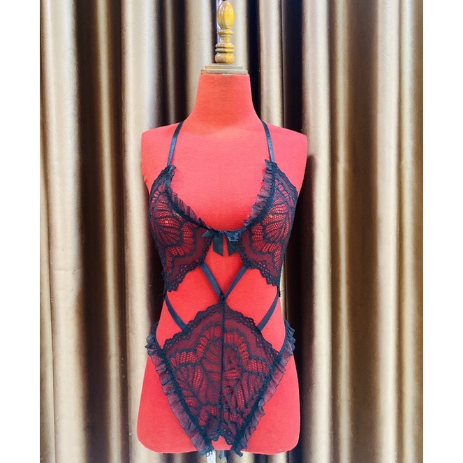 Bộ Đồ Ngủ Ren Dây Gợi Cảm Nóng Bỏng Cám Dỗ MS8298 [CWEAR.SEXY_ĐỒ NGỦ &amp; NỘI Y CAO CẤP]