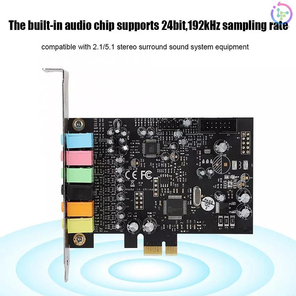 Card Âm Thanh 8 Kênh Pcie 7.1