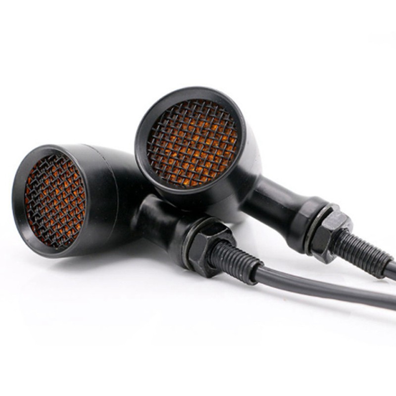 Đèn Led Xi Nhan Màu Hổ Phách 10mm Cho Xe Mô Tô Yamaha