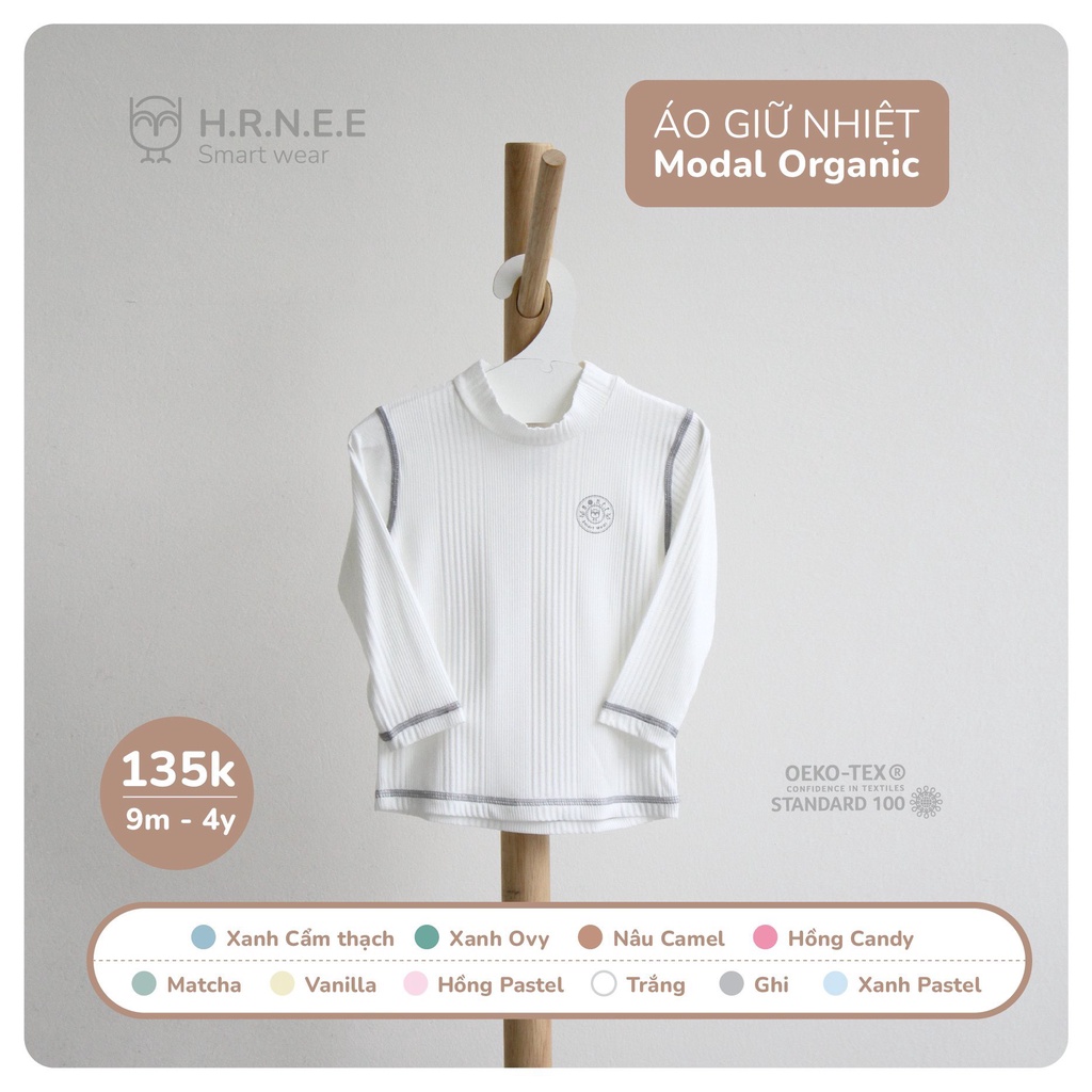 HRNEE - ÁO GIỮ NHIỆT CỔ 2CM 1