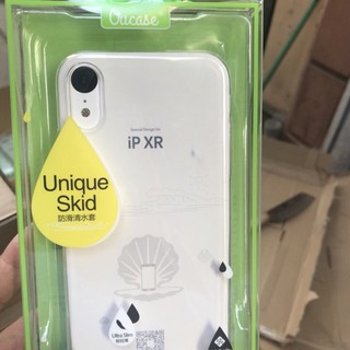 ỐP LƯNG DẺO IPHONE XR HIỆU OU CASE ( TRONG SUỐT )
