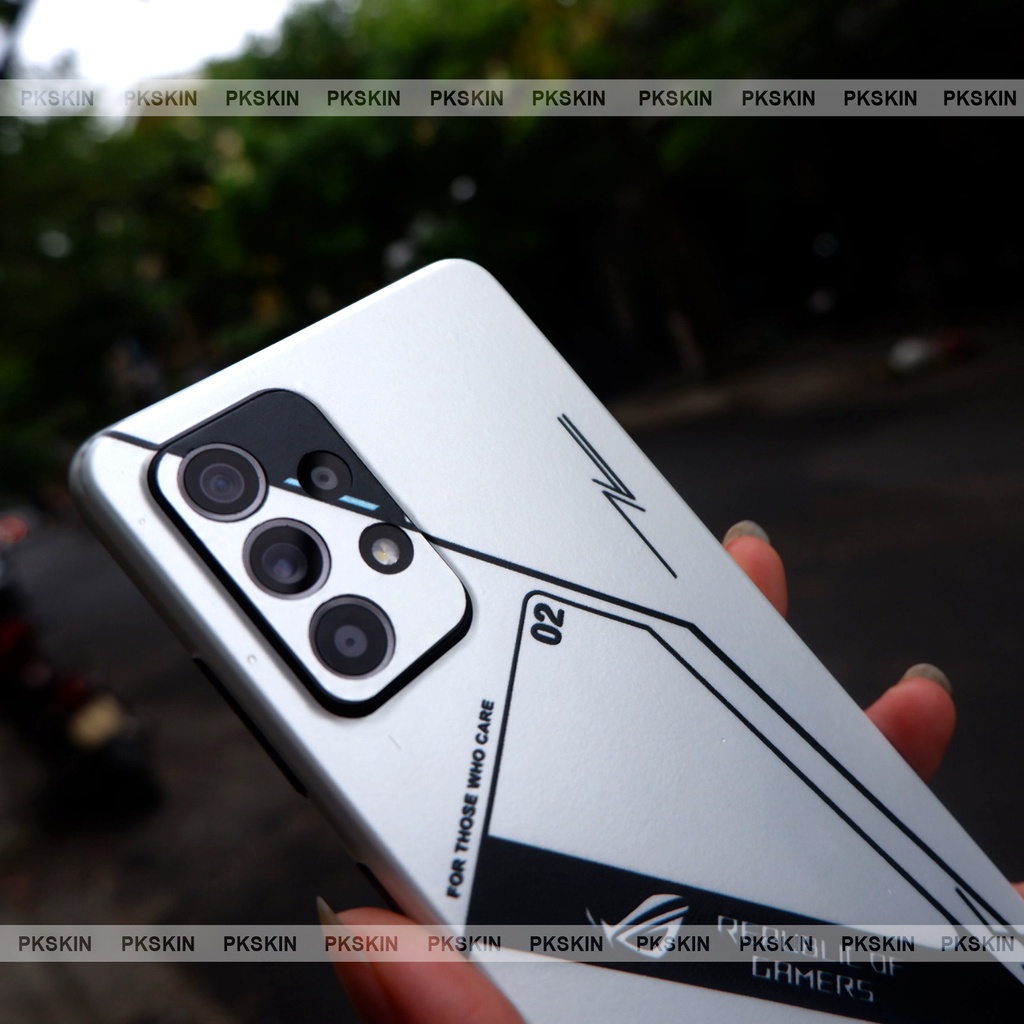 Miếng dán skin full lưng viền samsung A32 , A52 , A72 , A22 4G , A23 , A33 5G , A73 5G , A51 , A71 mẫu gaming