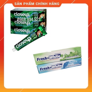 KEM ĐÁNH RĂNG CLOSEUP /Fresh & White / Clogate /KDR ÔNG TÂY (140g)/ SALZ 160g THÁI LAN 160g x 1 hộp