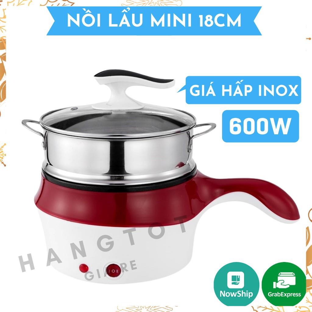 [FREESHIP] NỒI LẨU HẤP CÓ TAY CẦM 18cm