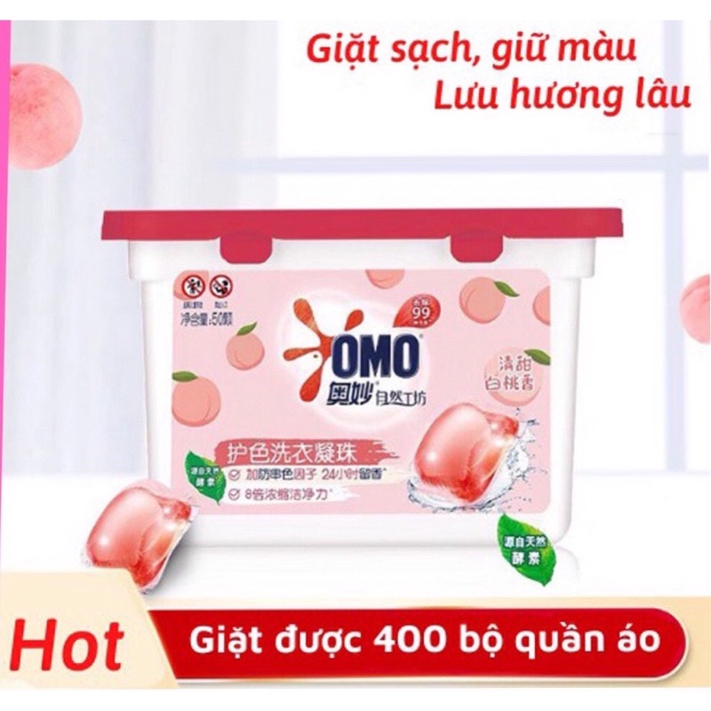 Hộp 50 viên giặt siêu thơm