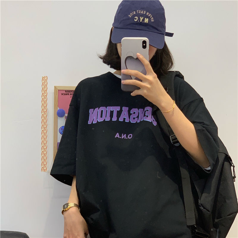 NRVP Áo Thun Ngắn Tay Cổ Tròn Phong Cách Trẻ Trung Thời Trang Cho Nữ 2021