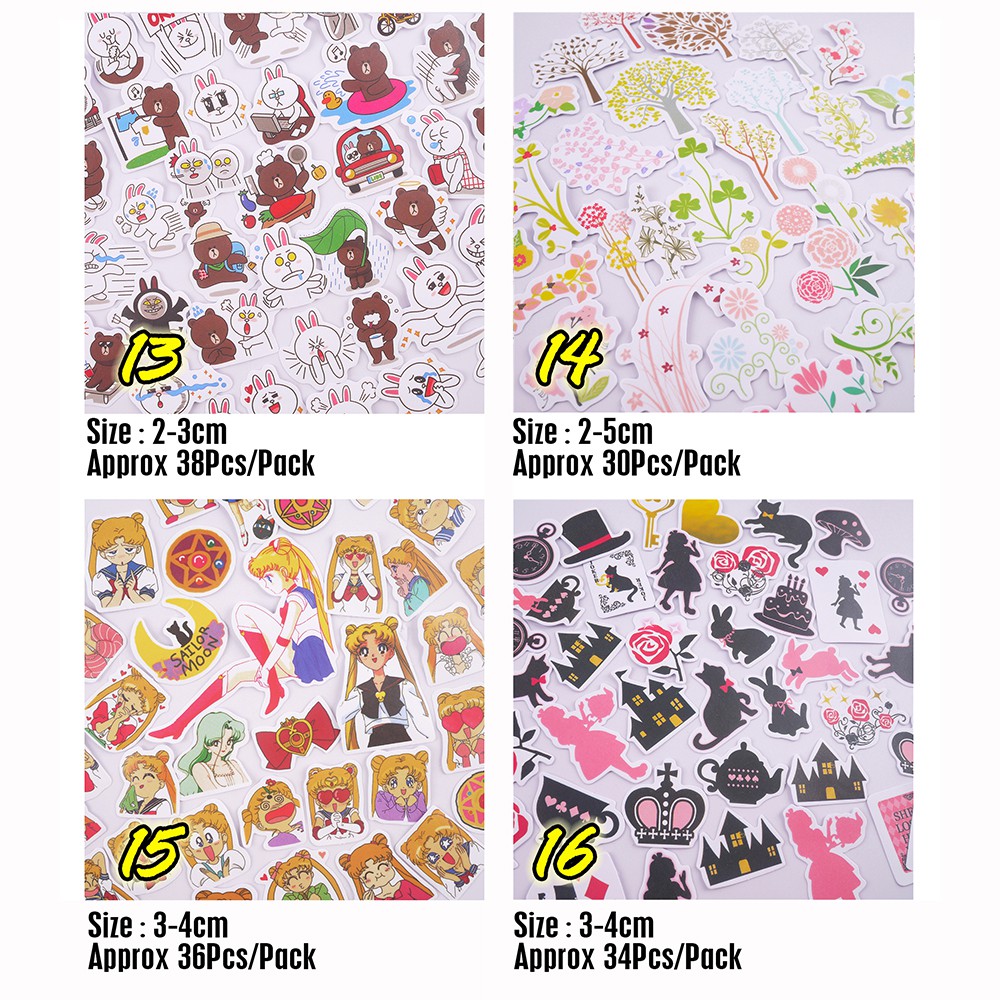 Bộ 10/40 hình dán trang