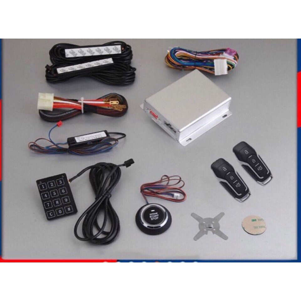 Bộ START STOP SMARTKEY ĐỀ NỔ TỪ XA PKE CHÍNH HÃNG LẮP MỌI XE