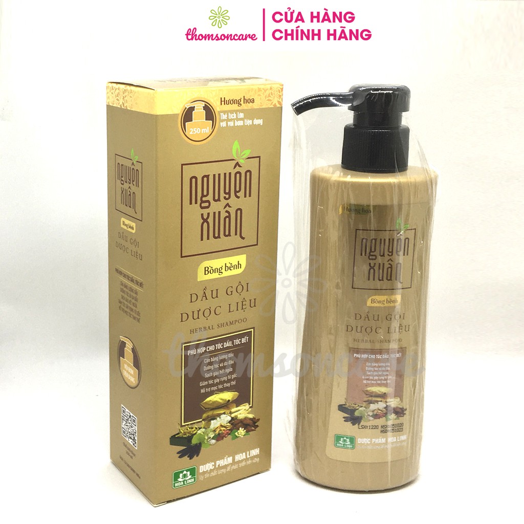 Dầu gội dược liệu Nguyên Xuân Vàng - Dành cho người tóc dầu, tóc bết - Chai có vòi tiện dụng | BigBuy360 - bigbuy360.vn