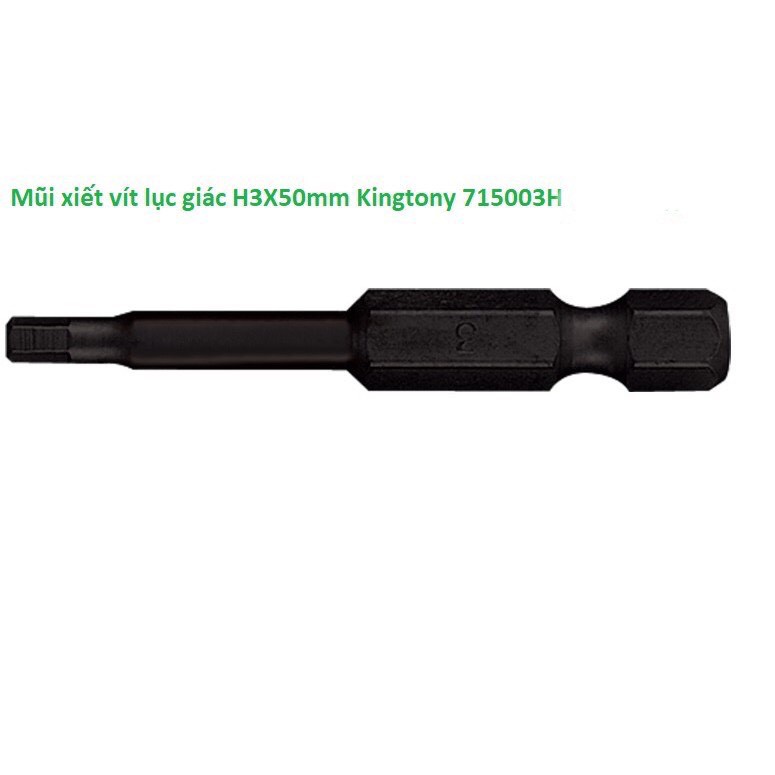 Mũi Xiết Vít Lục Giác Dài 50mm Đủ Size Kingtony