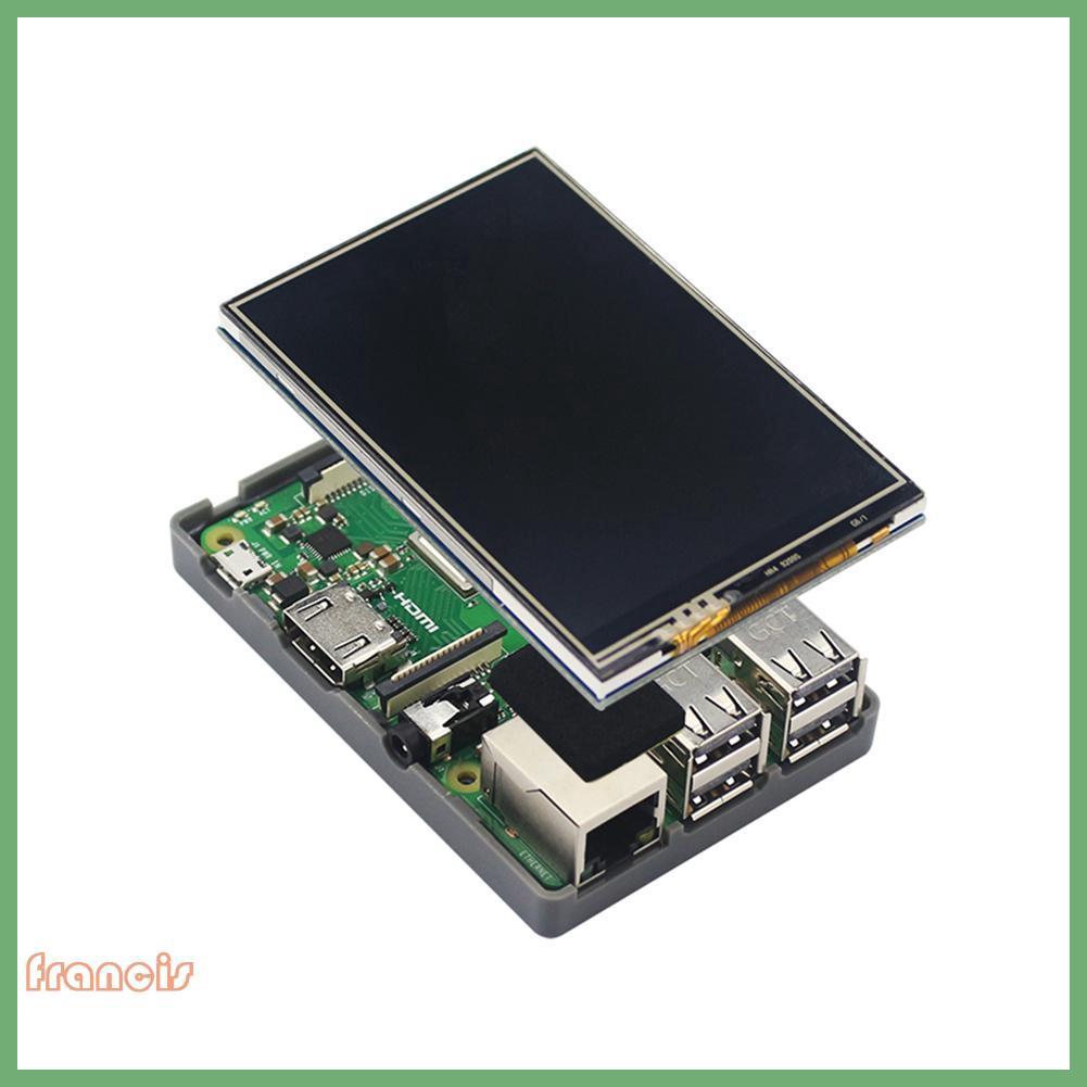 Hộp Màn Hình Lcd 3.5 Inch Hdmi+Vỏ Abs Cho Raspberry Pi 3b+/ 3b/2b Fran