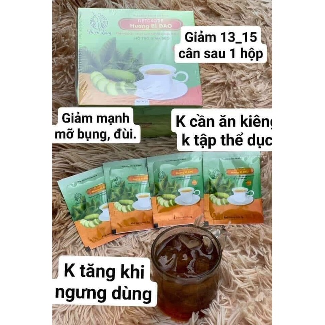 TRÀ BÍ ĐAO GIẢM CÂN DETOX(40 gói)