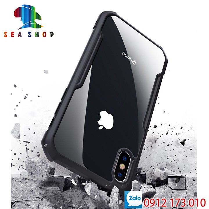 Ốp lưng iPhone 6S Plus, 7 Plus, 8 Plus, XS Max, 11 Pro Max [Xcase] viền nhựa dẻo CHỐNG SỐC - LƯNG TRONG SUỐT / Ốp iPhone