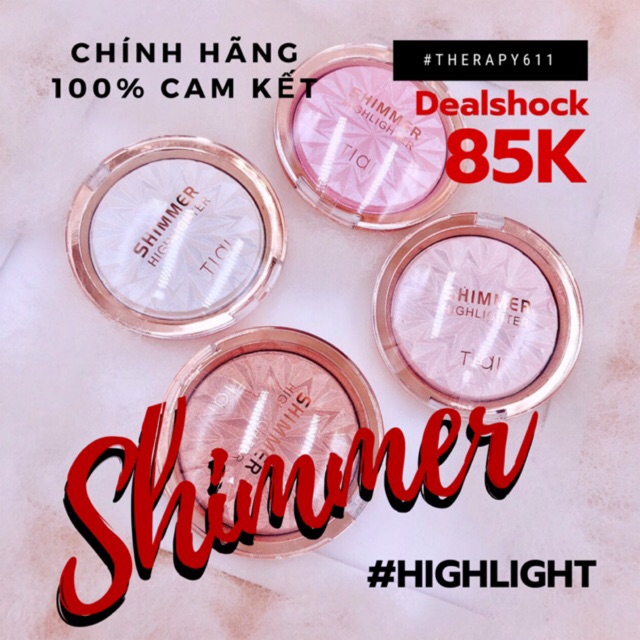 [NEW]..::✨Phấn Bắt Sáng Highlight Shimmer Tiai 4 Màu✨::..