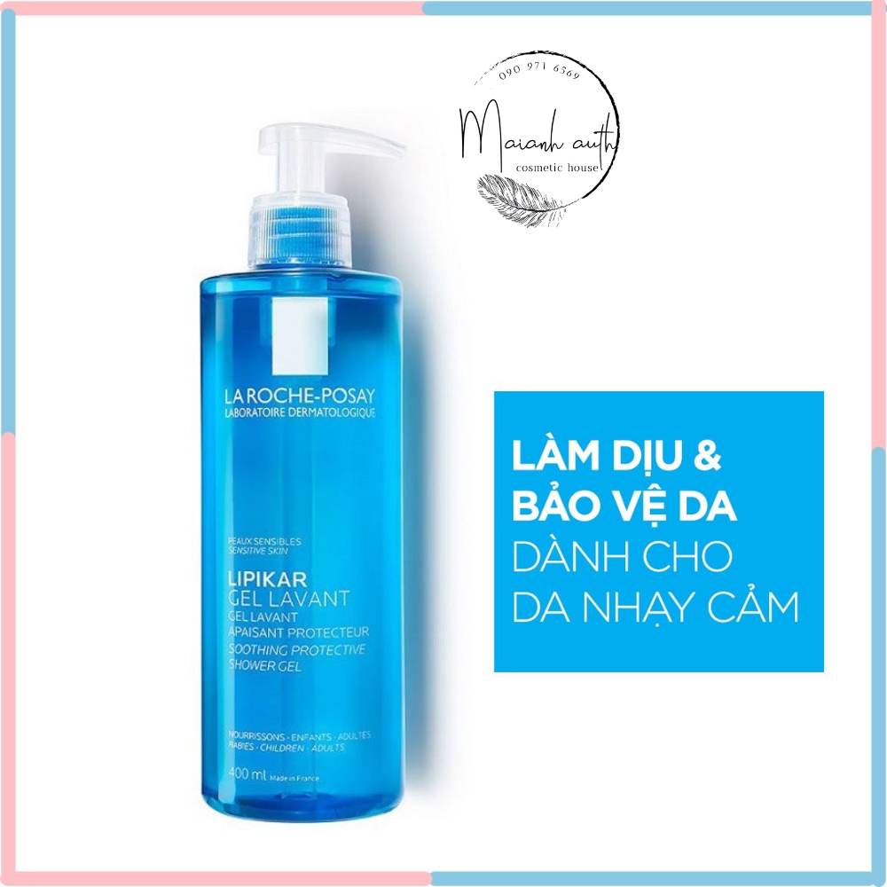 Gel Tắm Lipikar Soothing Protecting La Roche Posay Cho Da Nhạy Cảm Larocheposay