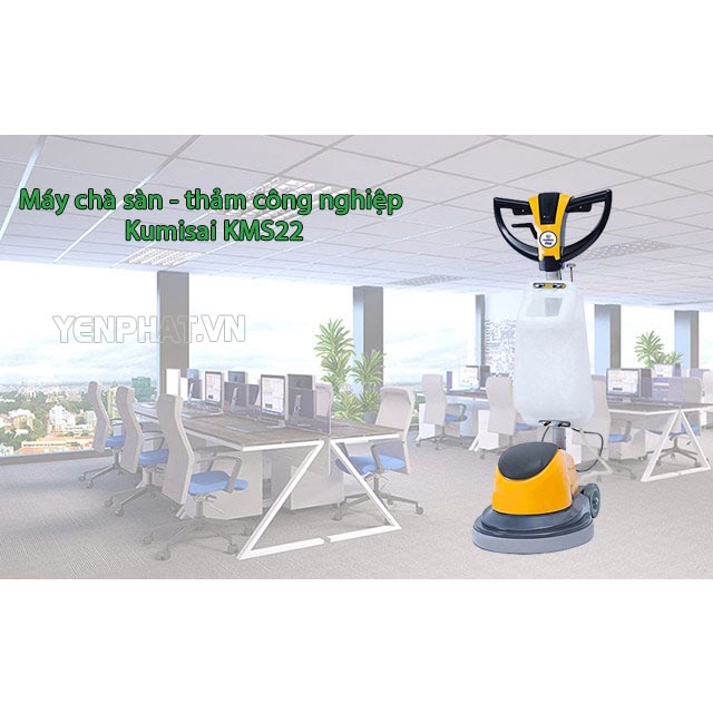 Máy chà sàn - giặt thảm, đánh bóng công nghiệp Kumisai KMS22