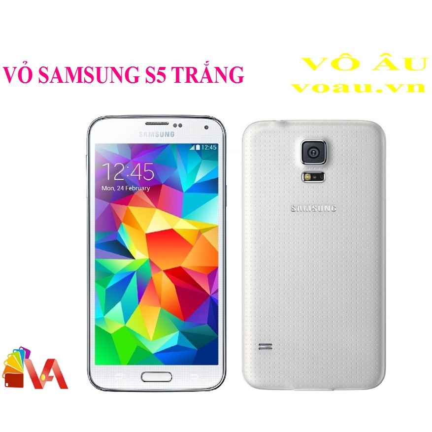 VỎ SAMSUNG S5 MÀU TRẮNG