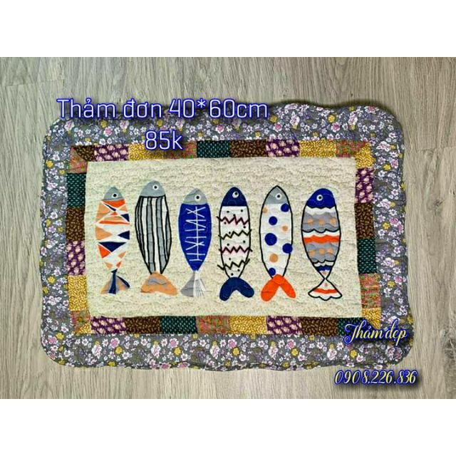 THẢM COTTON CHÙI CHÂN QUILT 40x60 cm