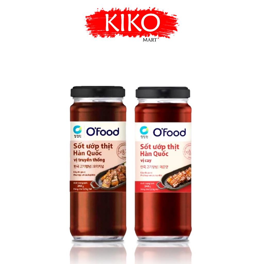 Sốt Ướp Thịt Hàn Quốc O'Food chai 240g