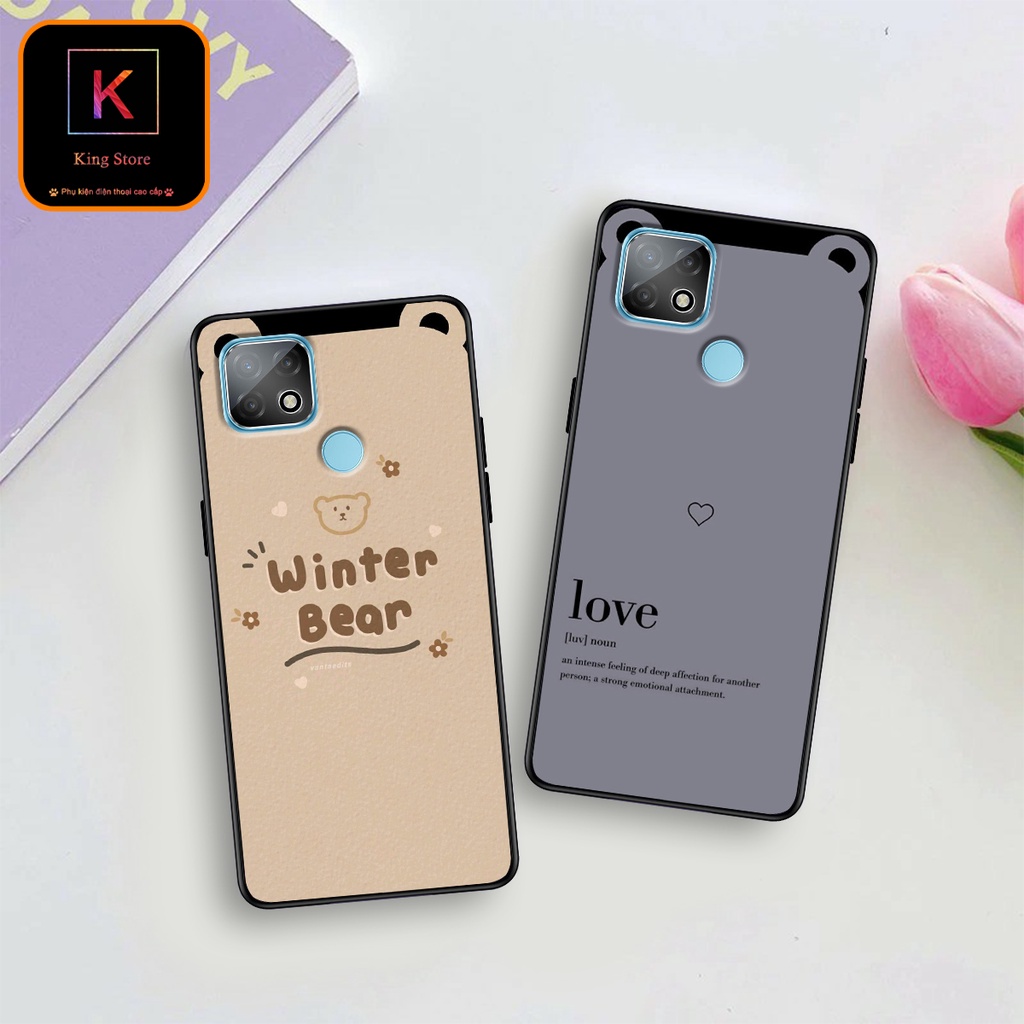 Ốp lưng Oppo Realme C21y - Realme C21 - Ốp Oppo in hình Tai thỏ - Chất liệu TPU cao cấp