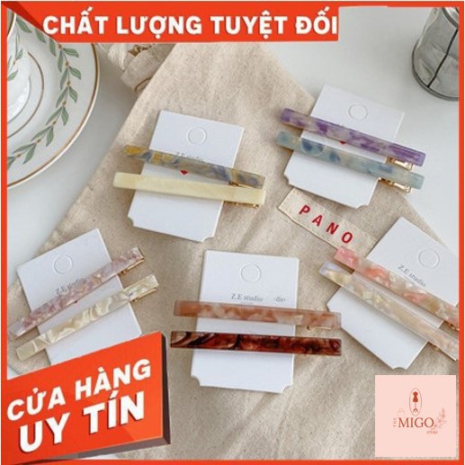 Kẹp Tóc Hàn Quốc Mẫu Mới Nhất 2021 MiGO Store Set 2 Cái Cá Tính Trẻ Trung Có Video Review Sản Phẩm Giá Rẻ