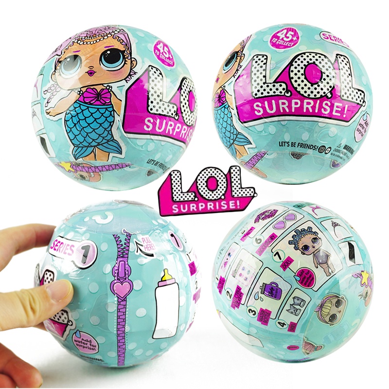 Đồ Chơi Quả Trứng Búp Bê Nàng Tiên Cá 10CM Cổ Điển/ Thời Trang Làm Quà Tặng Sinh Nhật Cho Bé Gái