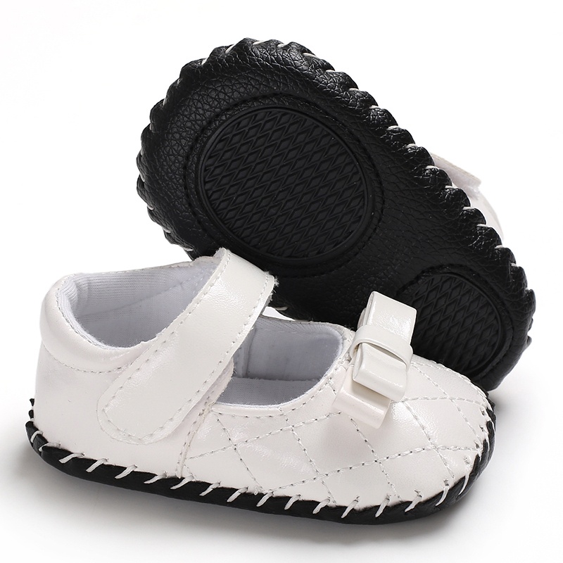 Giày Búp Bê Phối Nơ Xinh Xắn Dành Cho Bé Gái Từ 0-18 Tháng Tuổi Walkers
