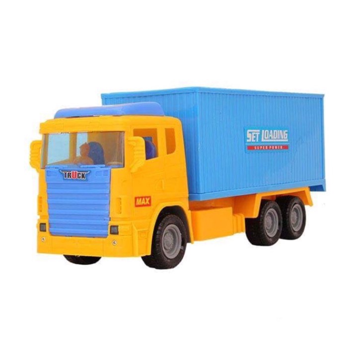 [SIZE TO] Đồ Chơi Xe Container Tải Hạng Nặng Có Trớn Hàng VN