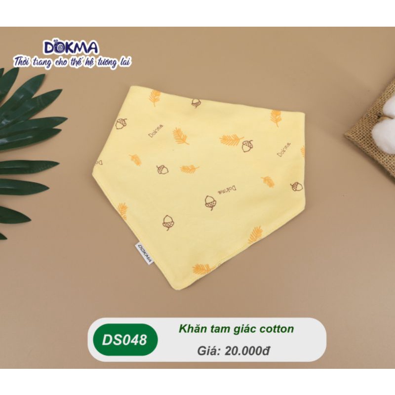 Khăn/Yếm tam giác cotton Dokma