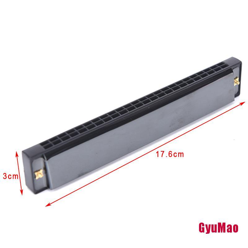 Kèn Harmonica Tremolo 24 lỗ hai hàng HDY 2 màu lựa chọn