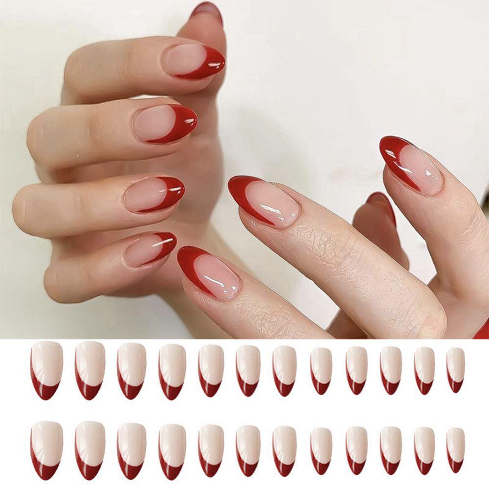 Hộp 24 Móng Tay Giả Có Thể Tháo Rời