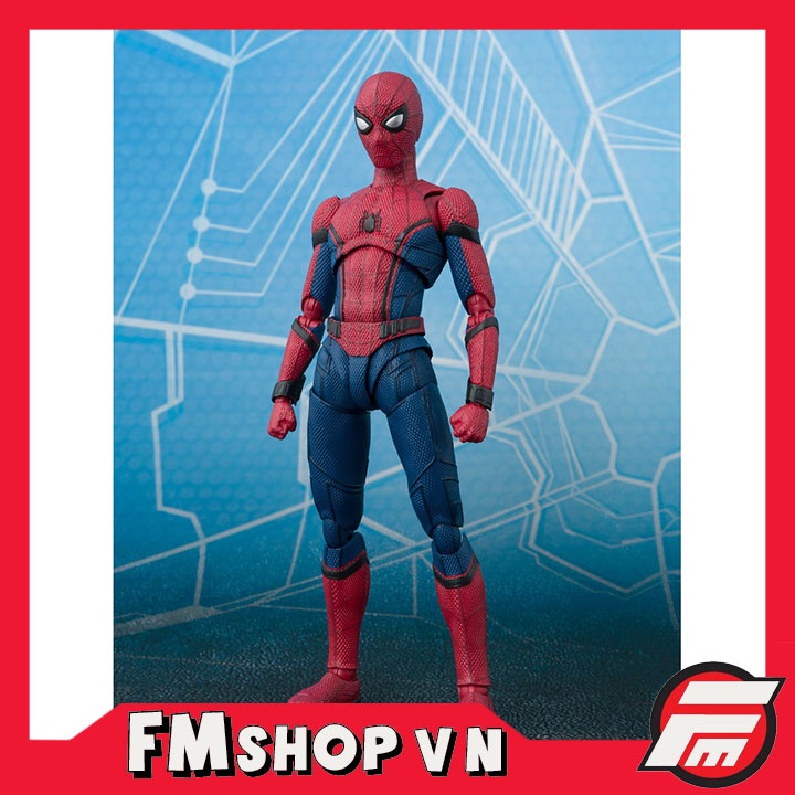 MÔ HÌNH NHÂN VẬT FIGURE SHF SPIDER MAN STARK SUIT BL