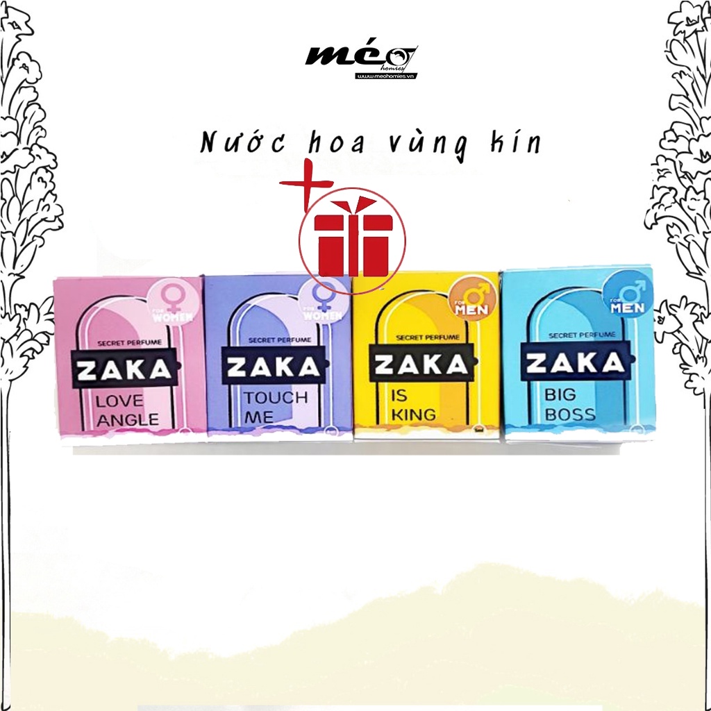 Nước hoa vùng kín ZAKA - Is King, Big Boss, Love Angle, Touch Me khử khuẩn lưu hương lâu