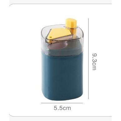 Hộp Đựng Tăm Nắp Kín - Lọ Tăm Có Nút Bấm