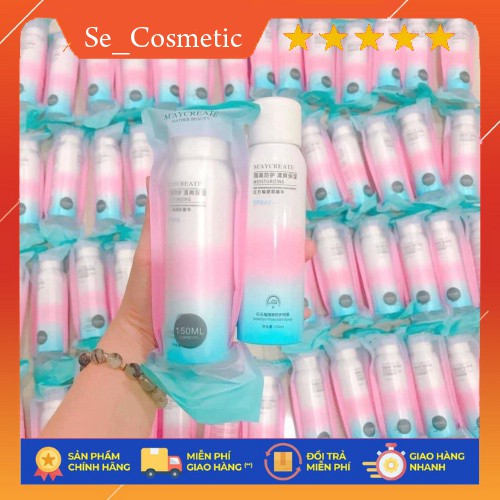 Xịt chống nắng mayCreata 150ml, trắng da, nâng tone- xit chong nang secosmetic | BigBuy360 - bigbuy360.vn