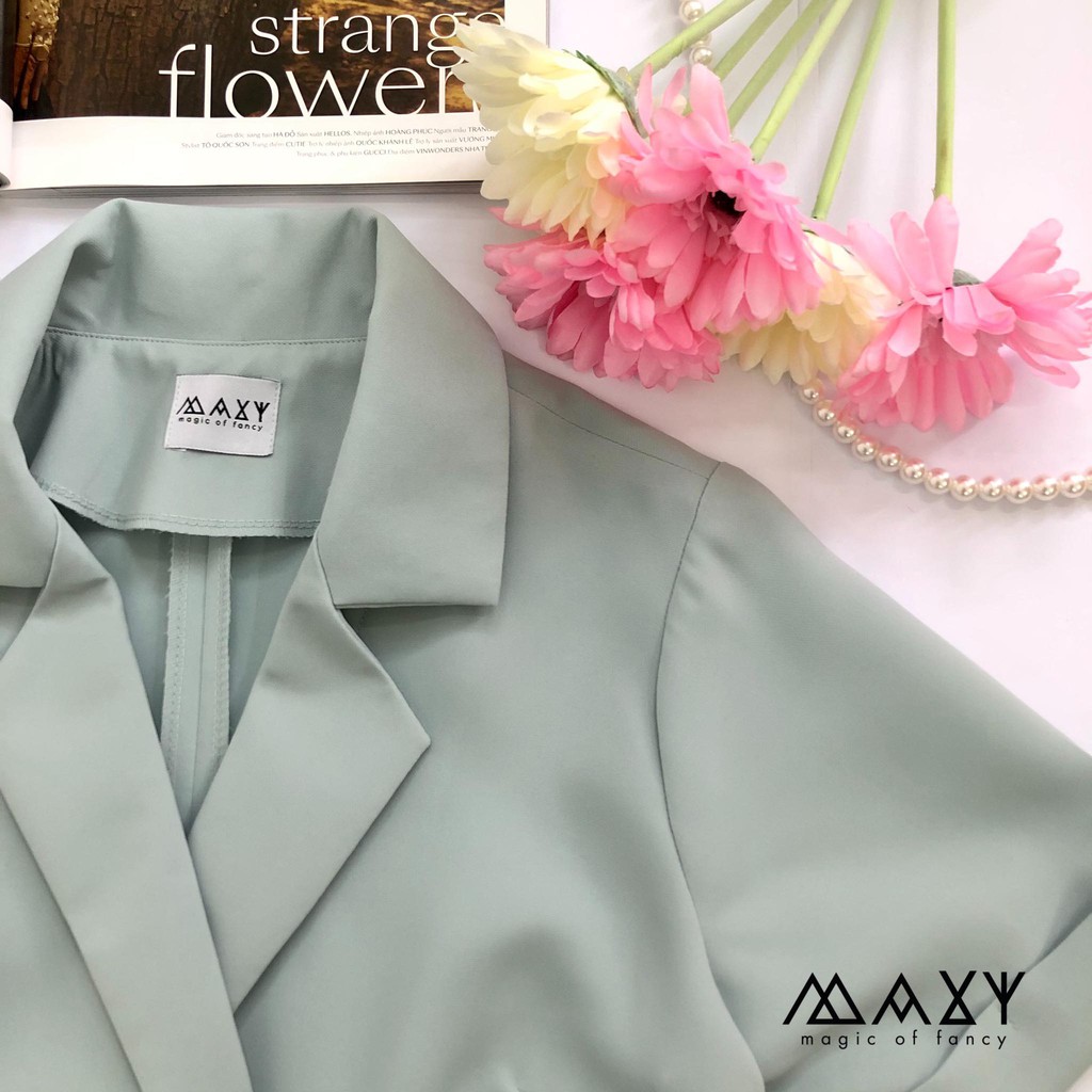 Tổng hợp áo blazer tay ngắn short blazer Maxy Workshop | BigBuy360 - bigbuy360.vn