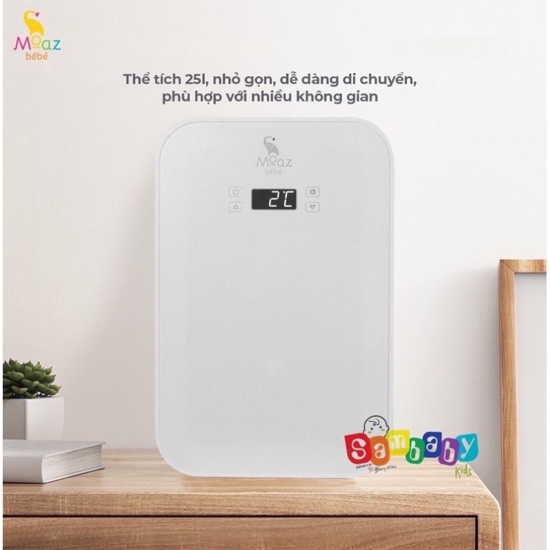 Tủ lạnh mini Moazbebe mb028 25lít-Tủ lạnh đa năng