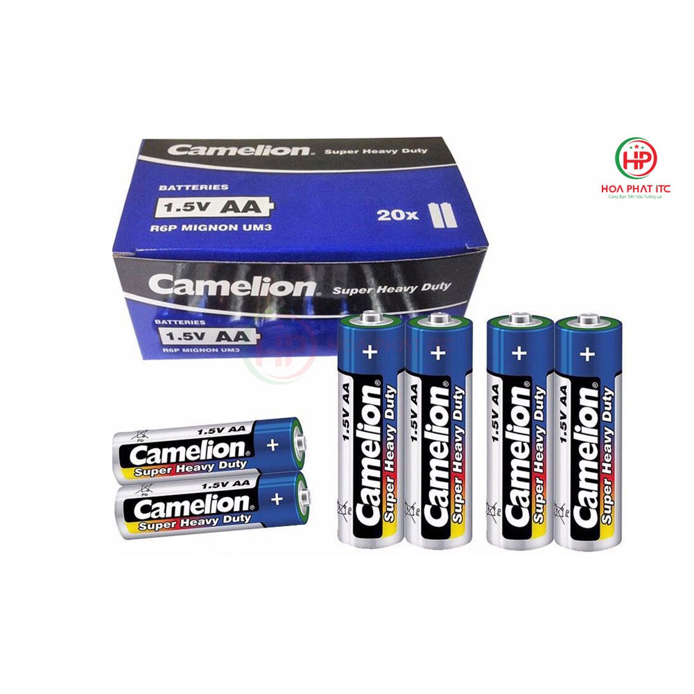 2 viên Pin Camelion Super Heavy Duty Battery AA 1.5V