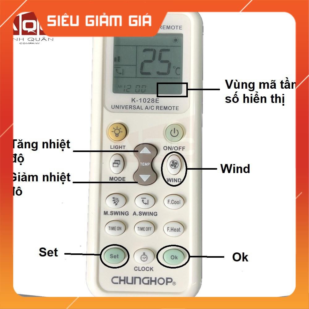 REMOTE Điều Khiển điều hòa đa năng 1000 in 1 - Giá tốt nhất