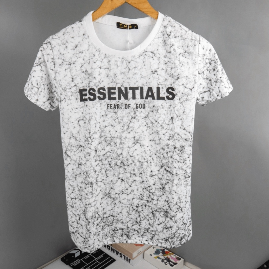 Áo Thun Nam Cổ Tròn Loang Màu Essen Chất Cotton Nhẹ Mát Co Giãn Tốt Phù Hợp Mặc Nhà, Đi Chơi, Du Lịch [NEW UNISEX]