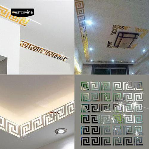 Sticker dán tường tráng gương dùng trang trí
