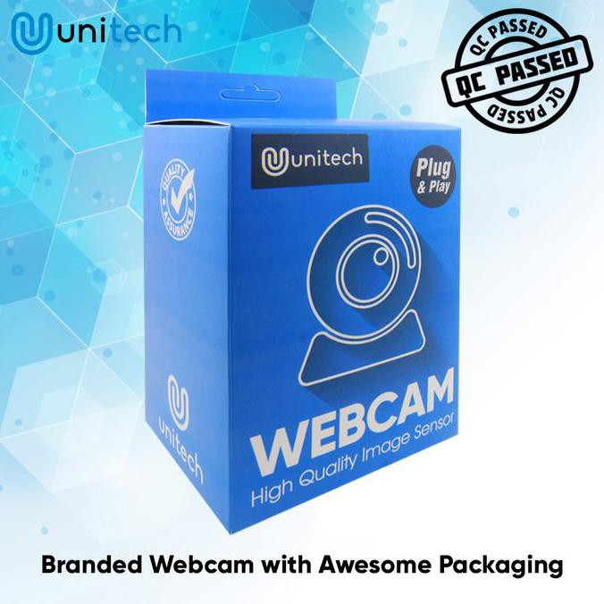 Webcam Unitech kèm mic 480P chuyên dụng cho PC Laptop