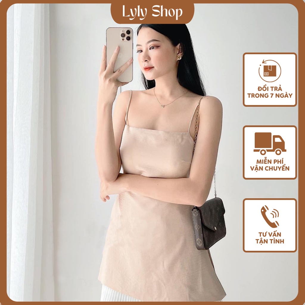 Áo 2s lụa đính ngọc giả hở lưng ⚡FreeShip⚡ phù hợp dạo phố đi chơi