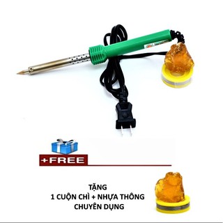 MỎ HÀN 60W TẶNG THIẾC + NHỰA THÔNG - LINH KIỆN ĐIỆN TỬ