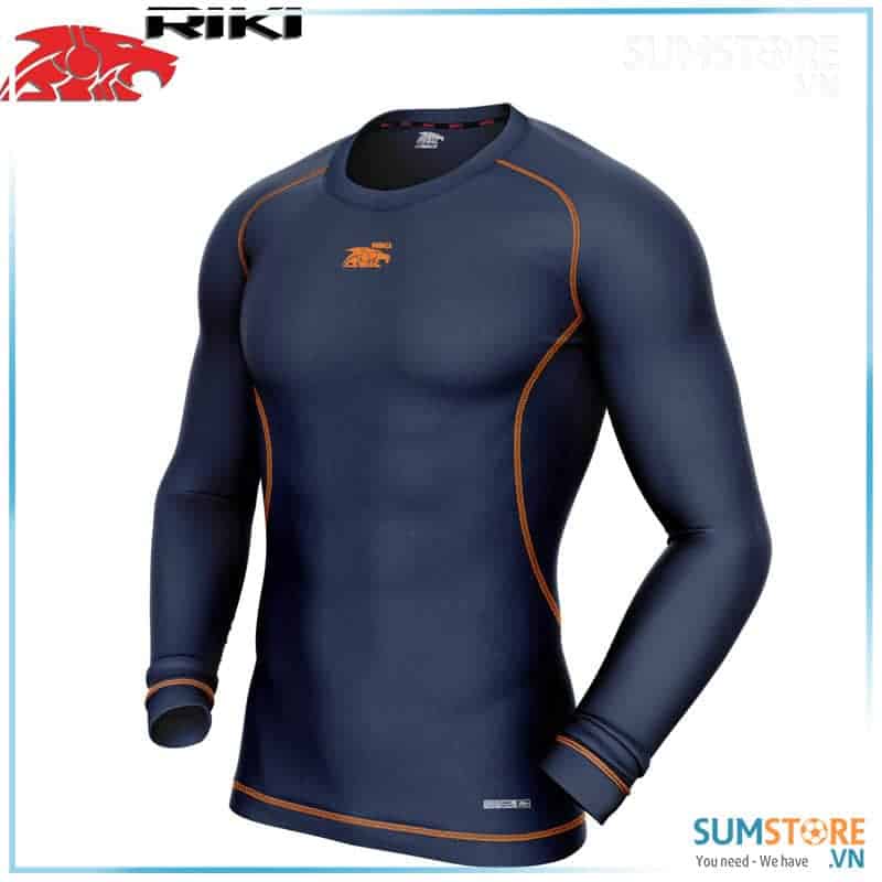 RIKI- Áo Body Lót Giữ Nhiệt Thun Thể Thao Cao Cấp – Xanh Đen