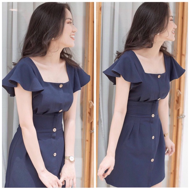 ĐẦM CỔ U TAY BÈO (KÈM VIDEO)