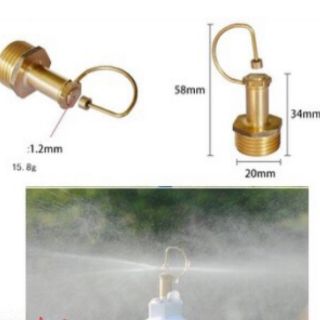 Combo 10 Béc phun sương 1 râu chân ren 21mm.