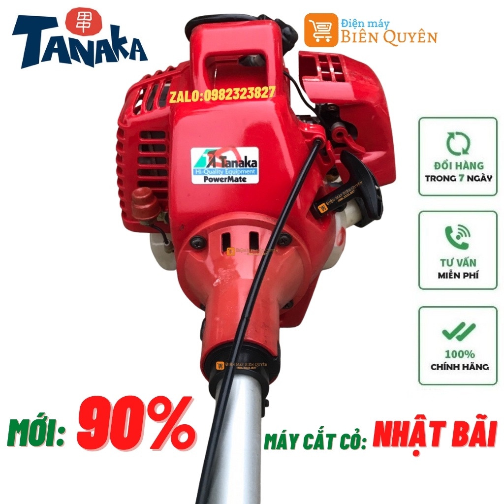 Máy Cắt Cỏ Nhật Bãi TANAKA Mới 90% Máy Cắt Cỏ nội Địa Nhật Zin 100% Đầy Đủ Phụ Kiện (Bảo Hành 12 Tháng)